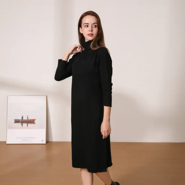 Sweater Dress Women Winter Elegant Tight Casual