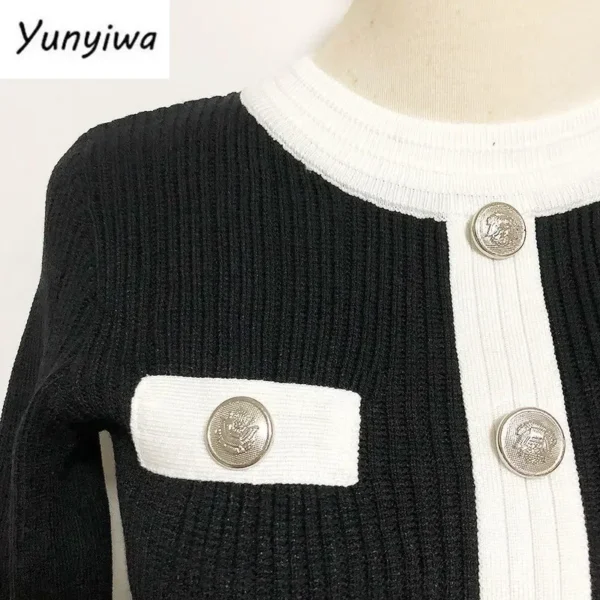 Sweater Dress Bodycon Long Sleeve Mini Elegant - Image 5