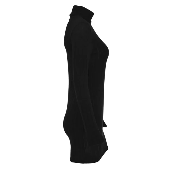 Sweater Dress Turtleneck Bodycon Long Sleeve Mini Dress for Women - Image 5