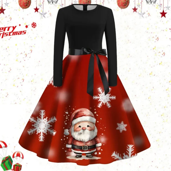 Sweater Dress Off Shoulder Printed Plus Size